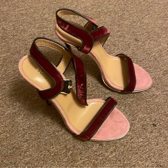 Red Velvet Dsquared2 Sandals - Picture 2 of 5